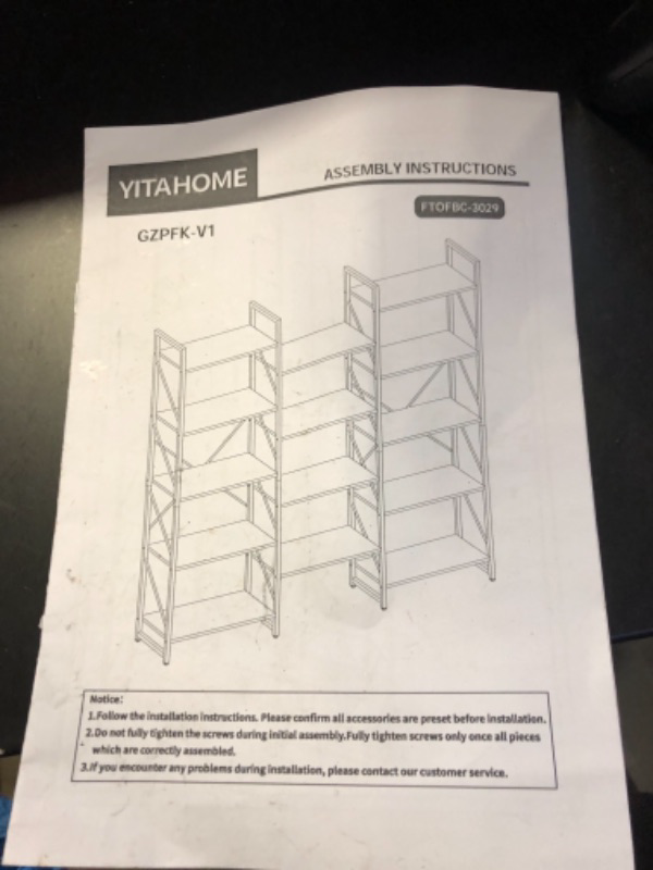 Photo 2 of 3 PIECE SHELF
USED 
MISSING PARTS