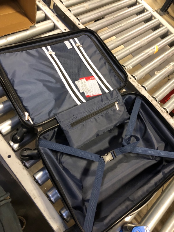 Photo 5 of Coolife Luggage Suitcase PC+ABS Spinner Built-In TSA lock 20in Carry on Charcoal. S(20in_carry on)