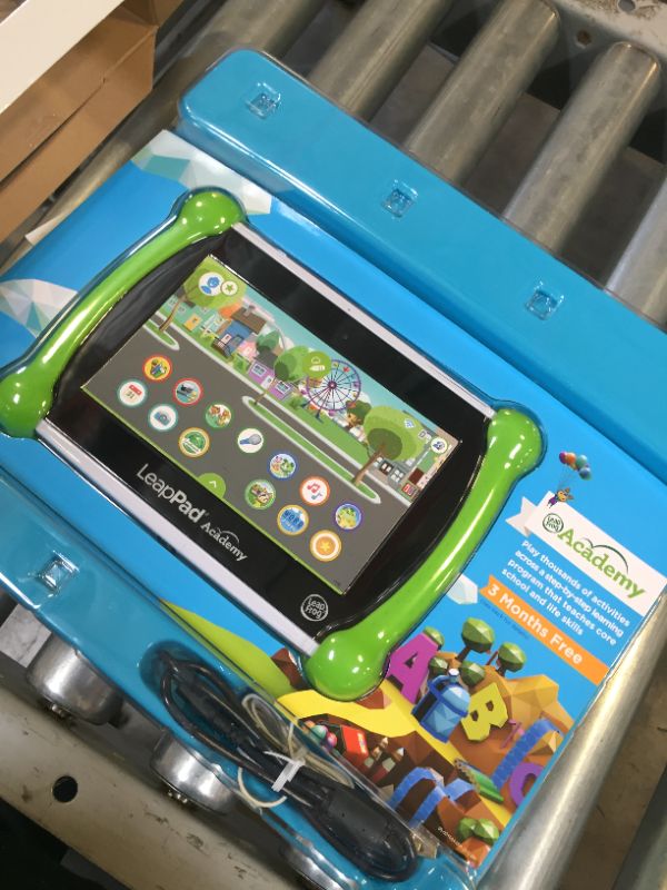 Photo 1 of LeapFrog LeapPad Academy Kids’ Learning Tablet, Green