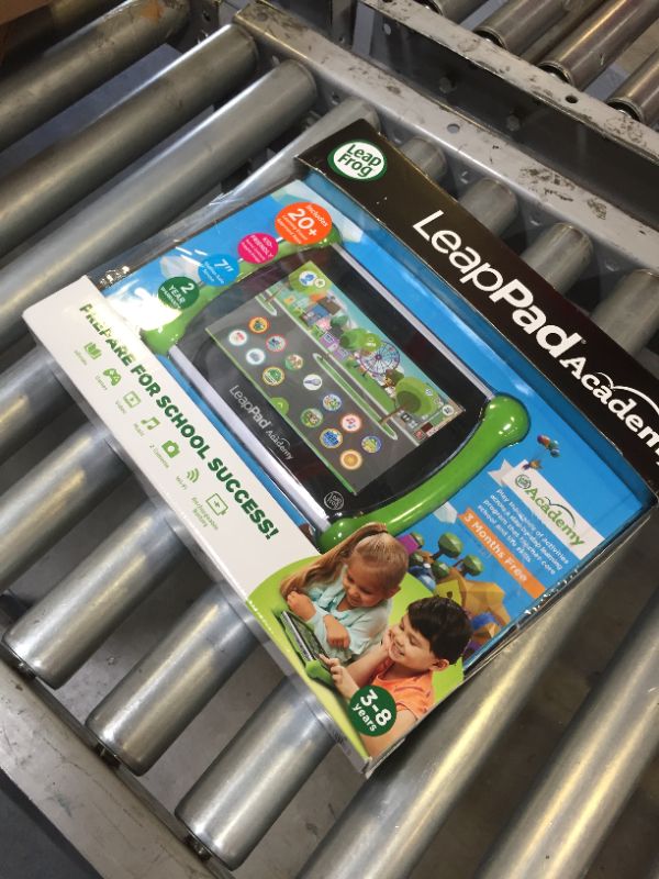 Photo 1 of LeapFrog LeapPad Academy Kids’ Learning Tablet, Green