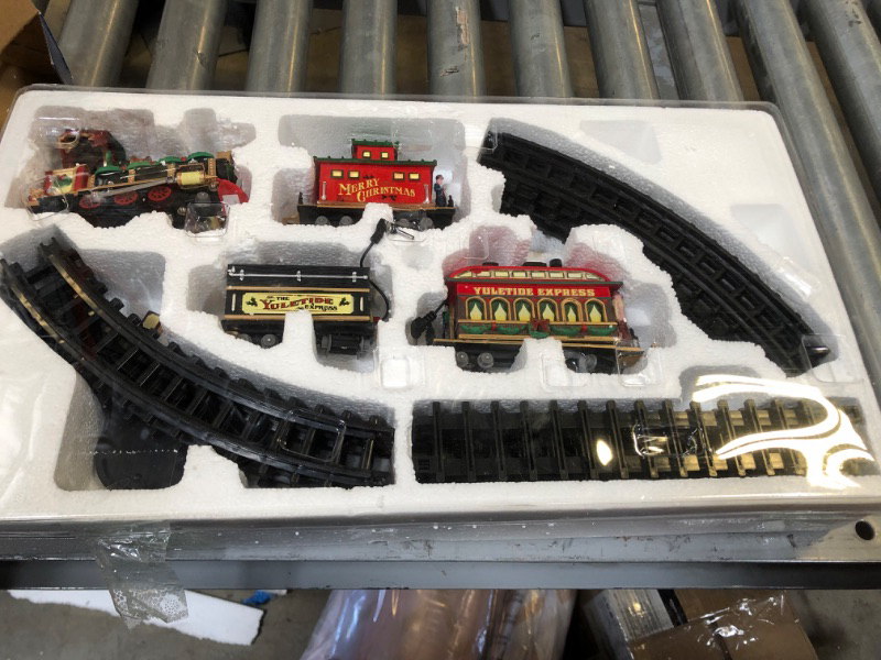Photo 2 of Lemax Yuletide Exress Train Village Accessory Multicolored Resin 44 in.
USED