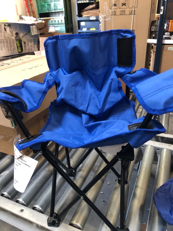 Photo 1 of KIDS FOLDING BLUE CAMPING CHAIR