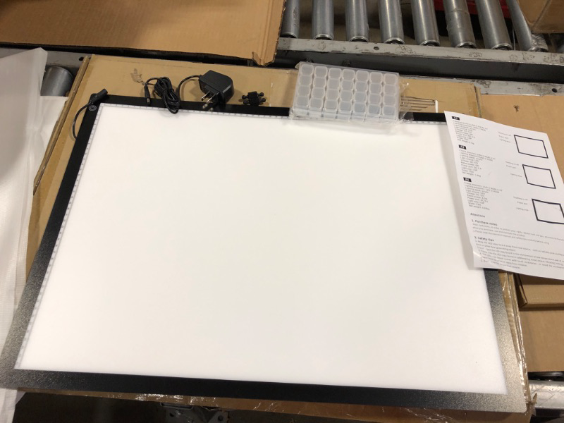 Photo 2 of LED Copy Board Light Tracing Box, Ultra-Thin Adjustable USB Power Artcraft LED Trace Light Pad for Tattoo Drawing, Diamond Painting, Streaming, Sketching, Animation, Stenciling