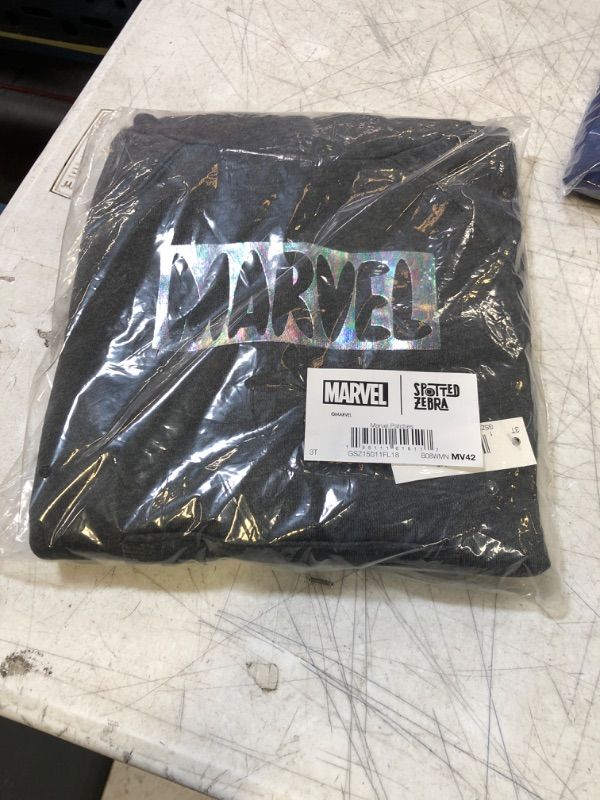 Photo 1 of Amazon Essentials Disney | Marvel | Star Wars | Frozen | Princess Girls and Toddlers' Fleece Long-Sleeve Hooded Dresses 
(XXL)