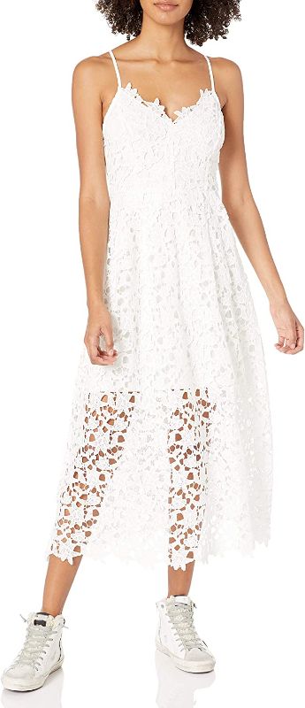 Photo 1 of ASTR the label Women's Sleeveless Lace Fit & Flare Midi Dress size medium 
