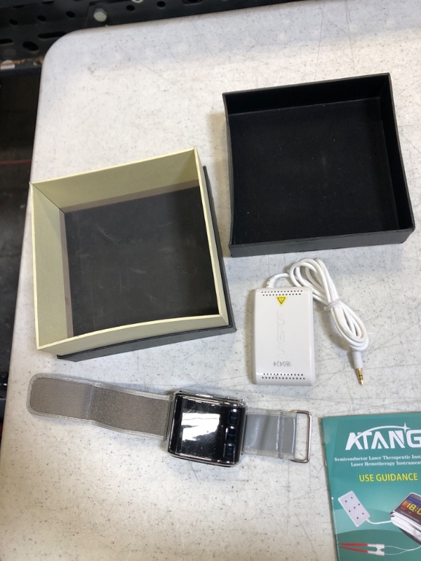 Photo 2 of ATANG SEMICONDUCTOR LASER THERAPEUTIC INSTRUMENT LASER HEMOTHERAPY INSTRUMENT  ** MISSING PARTS UNKNOWN ** UNABLE TO TEST 