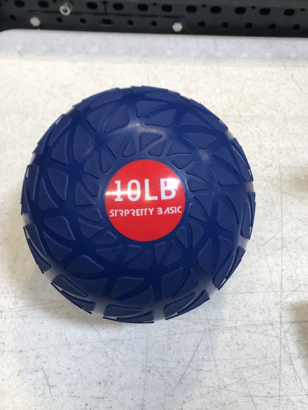 Photo 1 of 10 LB BASIC BLUE WEIGHTED BALL 