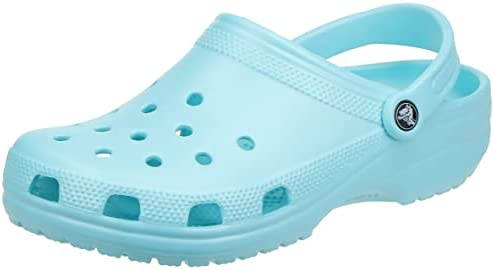 Photo 1 of Crocs Unisex-Adult Classic Clogs LIGHT BLUE SIZE 3 ** SLIGHTLY USED
