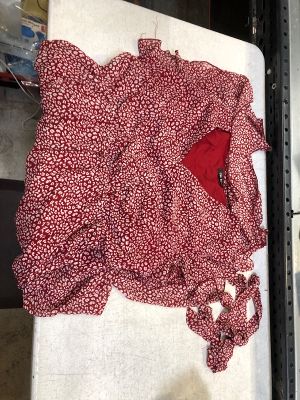 Photo 1 of CHICK STYLE RED AND WHITE DRESS SIZE XL 
