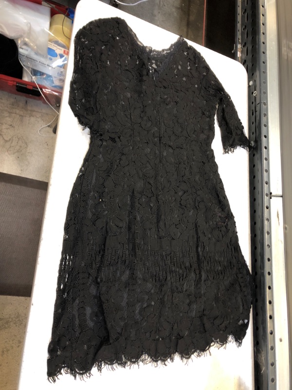 Photo 1 of BLACK LACE DRESS SIZE MEDIUM 