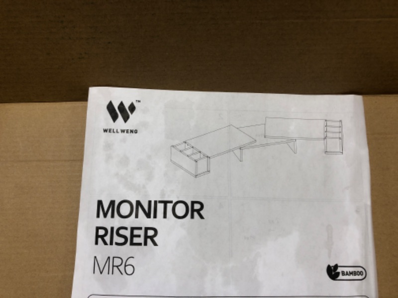 Photo 1 of MONITOR RISER MR 6 BAMBOO 