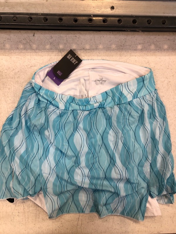 Photo 3 of beroy Women Quick Dry and Breathable Cycling Skirt Shorts,Bike Skorts Pantskirt with 3D Padding SIZE LARGE
