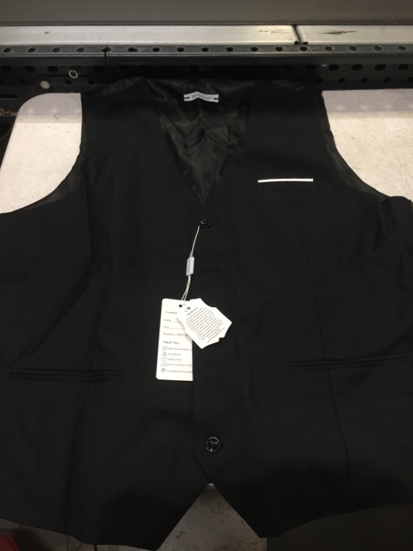 Photo 1 of mens size xl black formal vest 