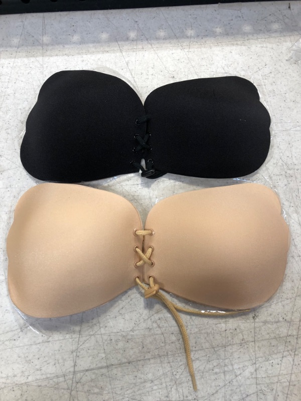 Photo 1 of  Sticky Push Up Adhesive Invisible Backless Bra  -- suitable for d cup