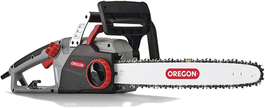 Photo 1 of Oregon CS1500 18-inch 15 Amp Self-Sharpening Corded Electric Chainsaw, with Integrated Self-Sharpening System (PowerSharp), 2-Year Warranty, 120V
