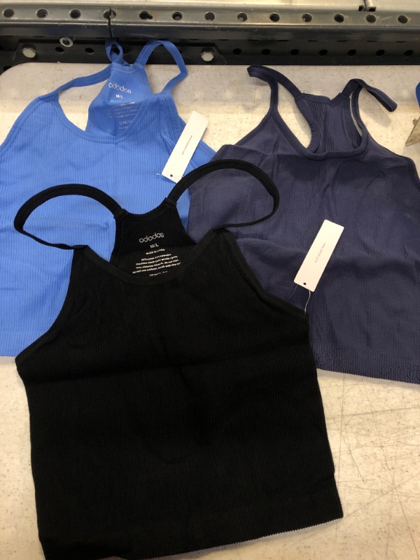 Photo 1 of 3 COUNT VARIETY PACK M/L CROP TANK 