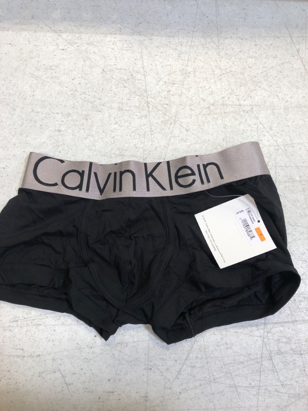 Photo 2 of Calvin Klein Men's Steel Micro Low Rise Trunks - Black(SMALL) 