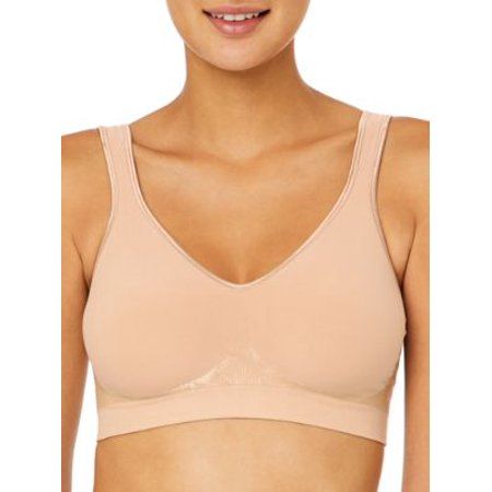 Photo 1 of  Bali Comfort Revolution Smart Sizes Wireless Full-Figure Bra 3484, Women's, Size: Large, Lt Beige
