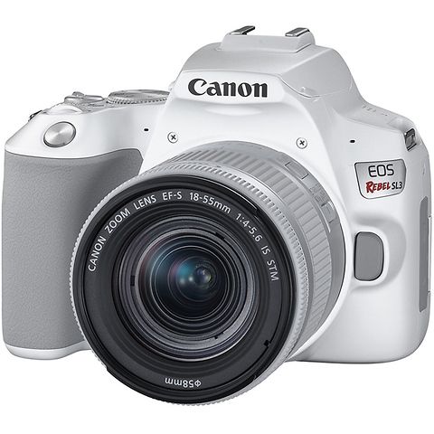 Photo 1 of Canon EOS Rebel SL3 Digital SLR with EF-S 18-55mm f/4-5.6 IS STM Lens (White)
