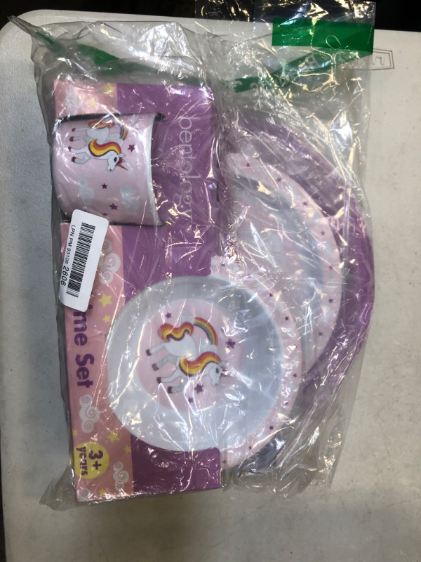 Photo 2 of 5 Pc Mealtime Baby Feeding Set for Kids and Toddlers - Includes Plate, Bowl, Cup, Fork and Spoon Utensil Flatware - Durable, Dishwasher Safe, BPA Free - Unicorn