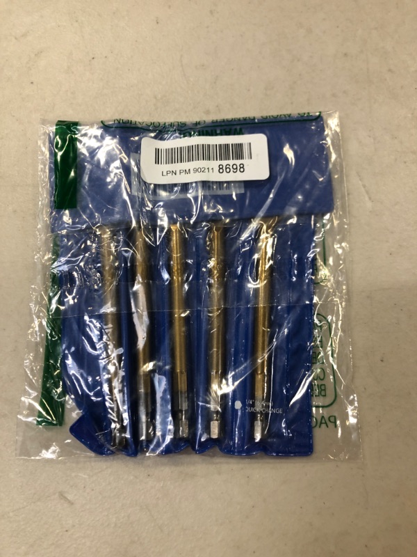 Photo 1 of amoolo Spade Drill Bit Set - 6 Pcs Titanium Coating, Carbon Steel Paddle Flat Bit with Quick Change Shank for Hole Cutter Woodworking 3/8" - 1" (6pcs)