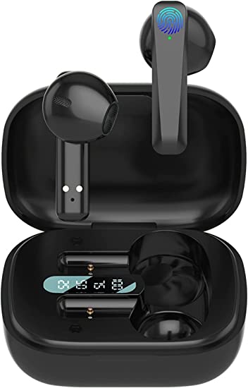 Photo 1 of Wireless Earbuds,Bluetooth 5.3 Ear Buds Stereo Bass,Bluetooth Headphones in Ear Noise Cancelling Mic,IP7 Waterproof Earphones Sports Ear pods,Air Buds Pro 32H Playtime for iPhone/Android/Samsung