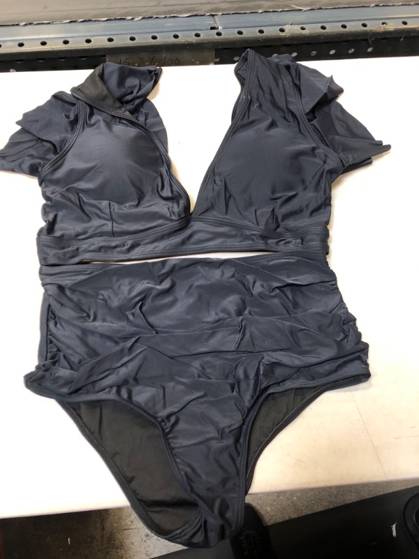 Photo 1 of 2-PIECE BLACK SWIMSUIT XL