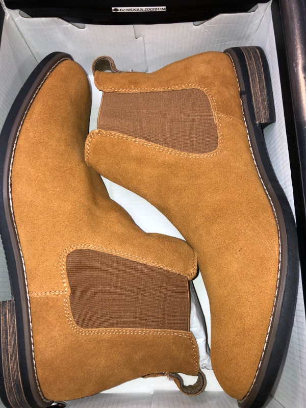 Photo 3 of Bruno Marc Men's Suede Leather Chelsea Ankle Boots
