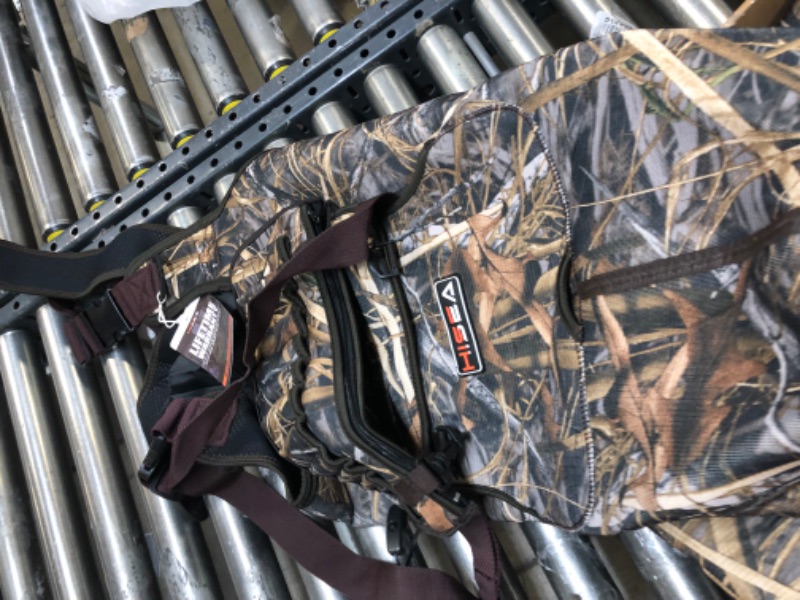 Photo 1 of HISEA Hunting Waders Camo Neoprene Chest Waders for Men and Women with 1600G Insulated Rubber Boots Durable & Warm Next Camo Evo(s) 12
