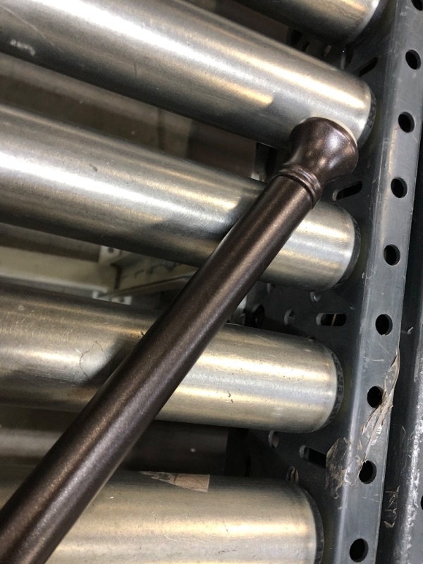 Photo 1 of Amazer Spring Tension Curtain Rod - 54-90 Inches Rust-Resistance Shower Curtain Rod Bathroom Rod, Bronze 54-90 Inches Bronze
