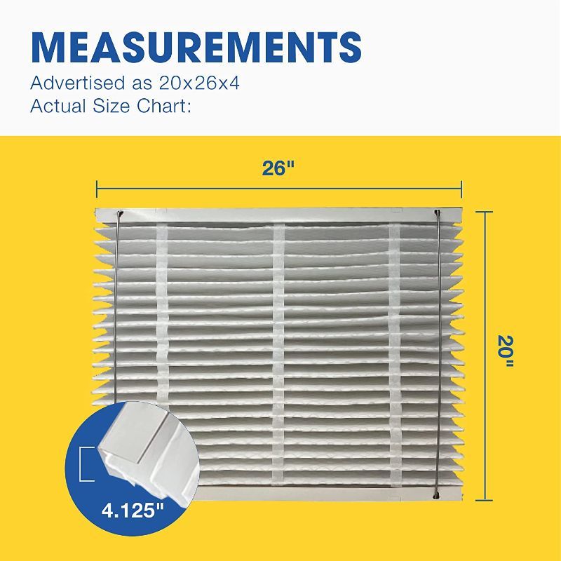 Photo 1 of Aerostar MERV 13 Collapsible Replacement Filter for Aprilaire 213