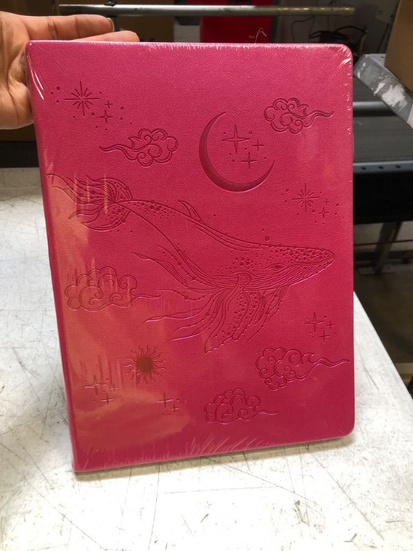 Photo 1 of 2023 daily weekly monthly planner with calendar 8.5 x 11 hardcover 2023-2024 happy planner planner weekly and monthly 2023 planner with stickers Magenta Boho Whale