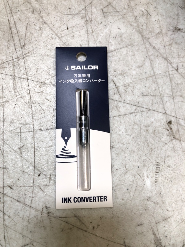 Photo 2 of Sailor Fountain Pen Converter, Black