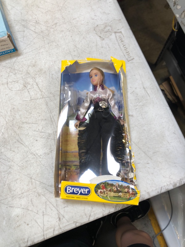 Photo 1 of Breyer Traditional Taylor Cowgirl - 8" Toy Figure (1:9 Scale), Multi-Colored Taylor Cowgirl - 8" Figure