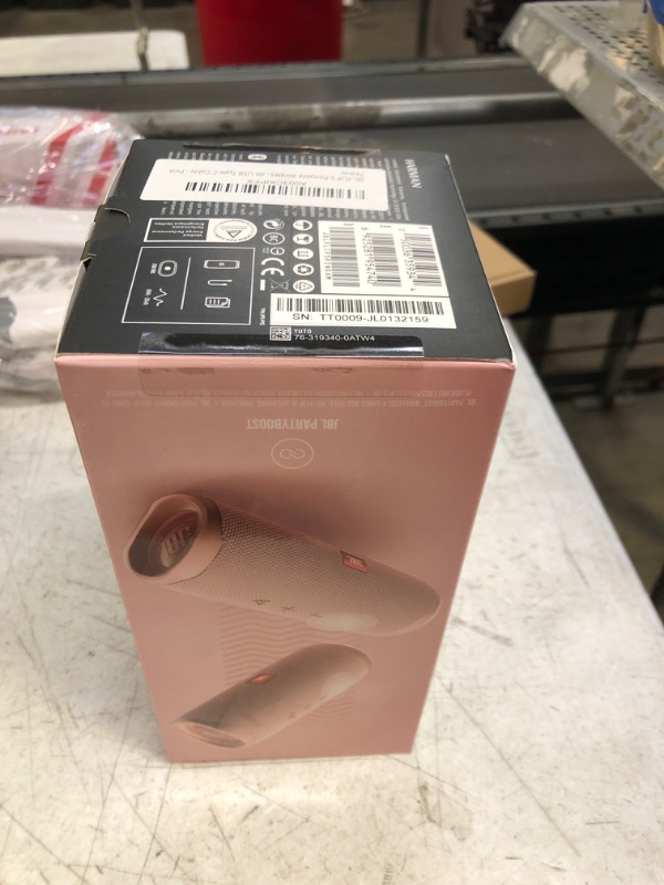 Photo 2 of  Waterproof Portable Bluetooth Speaker, Pink Flip 5 Pink--- FACTORY SEALED 