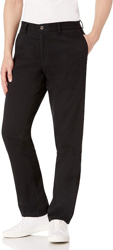 Photo 1 of 34W x 34L Amazon Essentials Men's Slim-Fit Wrinkle-Resistant Flat-Front Chino Pant