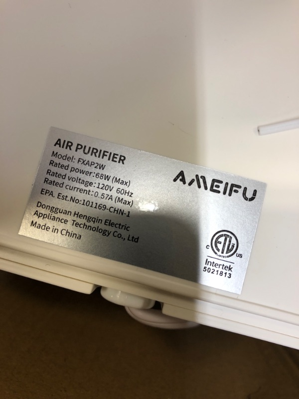 Photo 4 of AMEIFU Air Purifiers for Home Large Room up to 1740ft² with Washable Fliter Cover, Hepa Air Purifiers, H13 True HEPA Air Filter for Wildfires, Pets Hair, Dander, Smoke, Pollen, 3 Fan Speeds, 5 Timer, Sleep Mode 15DB Air Cleaner