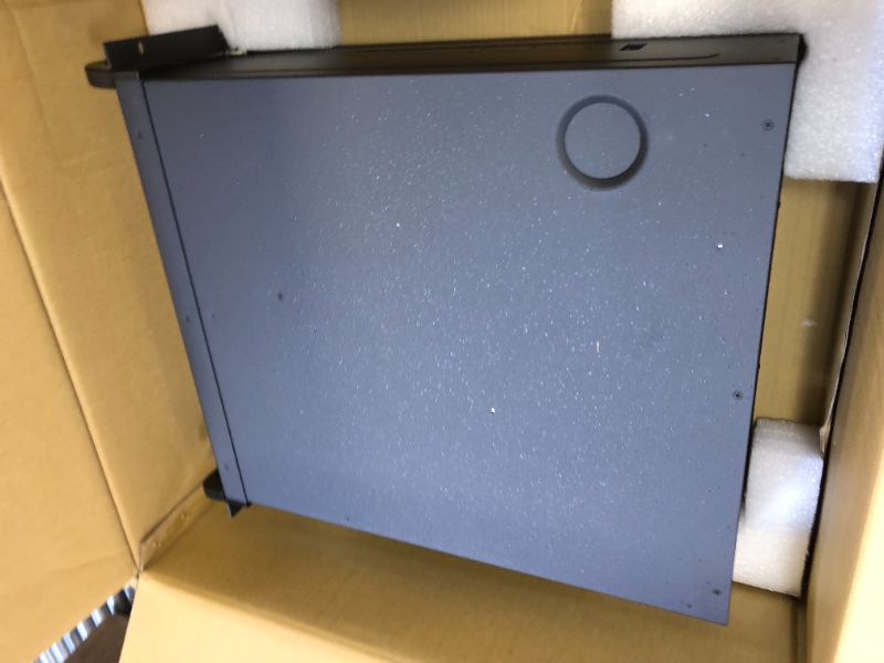 Photo 1 of Aic RMC-4S Rackmount Chassis, 4U with Fan, Aluminum Door, Full Height 7 Slot Rear Panel, USB 3.0, W/O PSU, Black Color