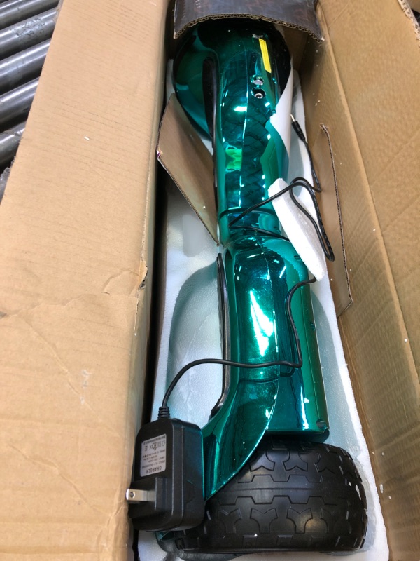 Photo 1 of 6.5 LED Wheel Hoverboard Two-Wheel Self Balancing Electric Scooter UL 2272 Certified, Chrome Silver
