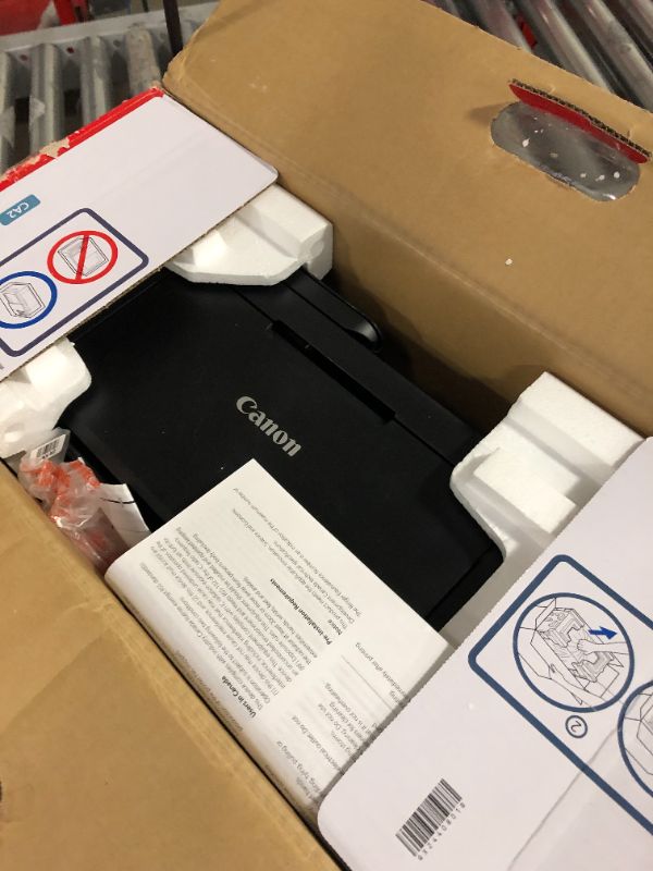Photo 1 of Canon PIXMA TR4720 All-in-One Multifunction Wireless Color Inkjet Printer, Black - Print Copy Scan Fax - 4800 x 1200 dpi, 8.5 x 14, 2-Line LCD Display, Auto Duplex Printing, 20-Sheet ADF