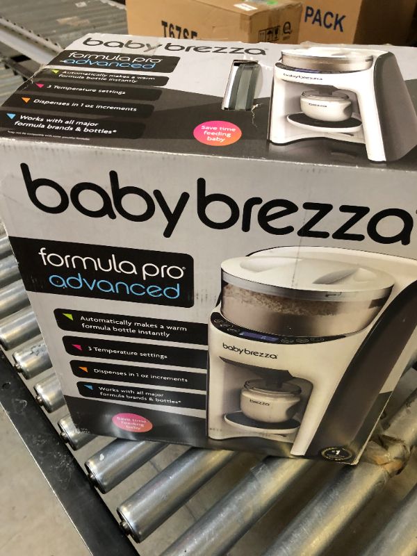 Photo 1 of New and Improved Baby Brezza Formula Pro Advanced Formula Dispenser Machine - Automatically Mix a Warm Formula Bottle Instantly - Easily Make Bottle with Automatic Powder Blending