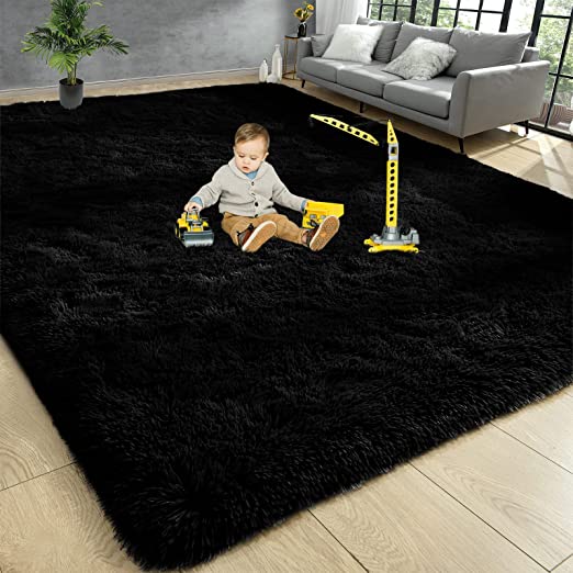 Photo 1 of 60" X 80"  WASHABLE FLUFFY RUG 