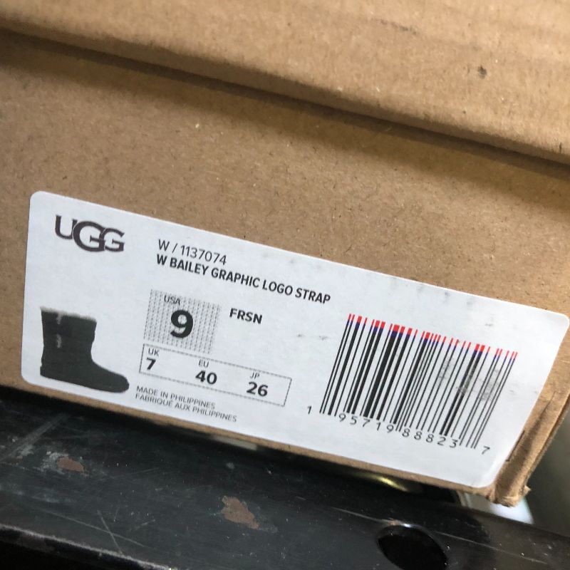 Photo 5 of Ugg Women's Bailey Graphic Logo Strapped Warm-Lined Boots
