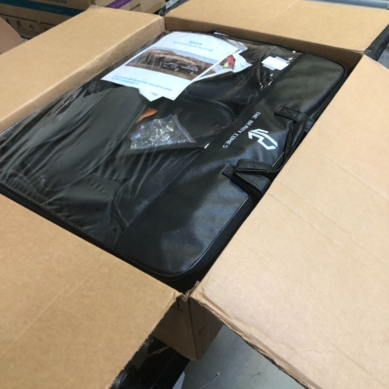 Photo 2 of LEYJOIN Full Coverage Faux Leather Custom Car Seat Covers Fit for 2019 2020 2021 2022 RAV4/RAV4 Hybrid (Black, 2019-2022 Toyata RAV4 Adventure and TRD-Off)