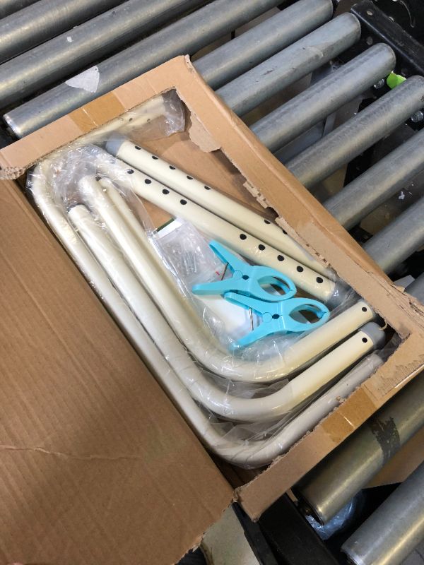 Photo 3 of Zelen Blanket Lifter for Feet Lift Bar Sheet Riser Foot Tent Blanket Support Holder 26-34'' Adjustable Bed Cradle Assistance Device Hospital Bed Rail Accessories Leg Knee Ankle Post Surgery Recovery Standard