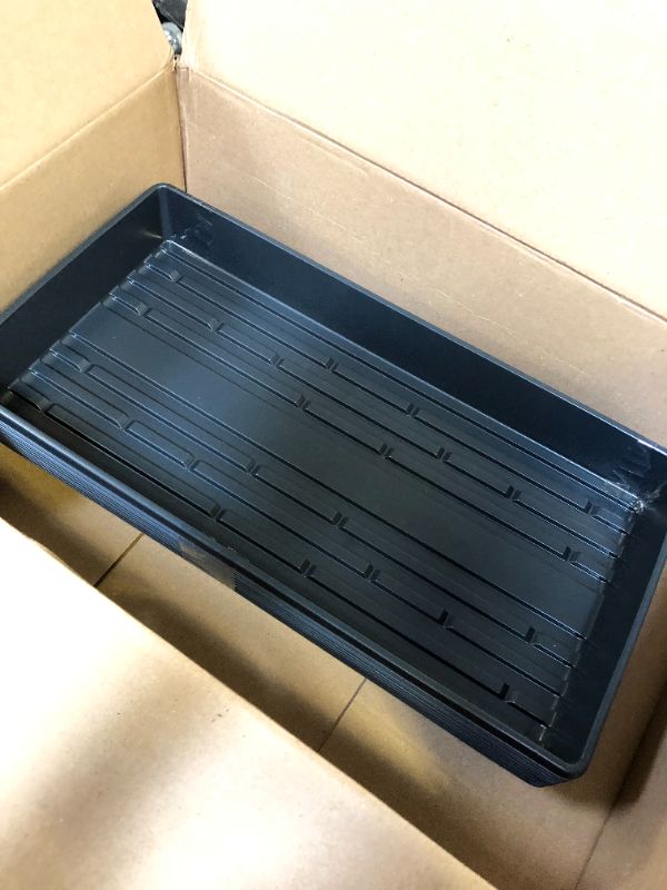 Photo 2 of 10 Plant Growing Trays (No Drain Holes) - 20" x 10" - Perfect Garden Seed Starter Grow Trays: for Seedlings