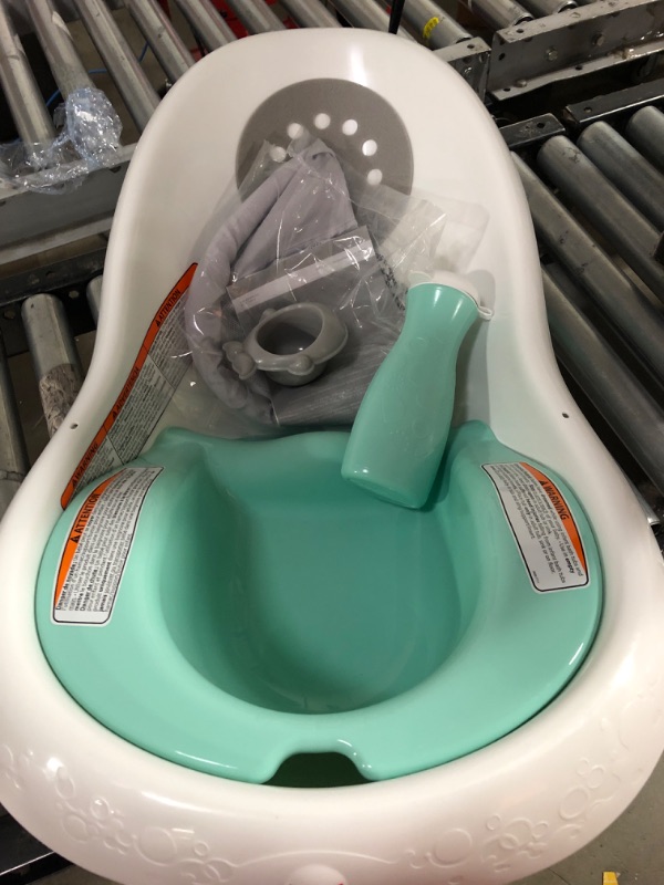 Photo 2 of Fisher-Price 4-In-1 Sling 'N Seat Tub – Climbing Leaves, Convertible Baby to Toddler Bath Tub with Support and Seat [Amazon Exclusive]