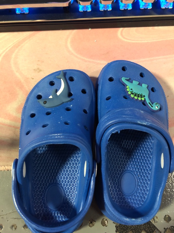 Photo 1 of HOBIBEAR Boys and Girls Classic Graphic Garden Clogs Slip on Water Shoes(Toddler/Little Kids/Big Kids)2T
