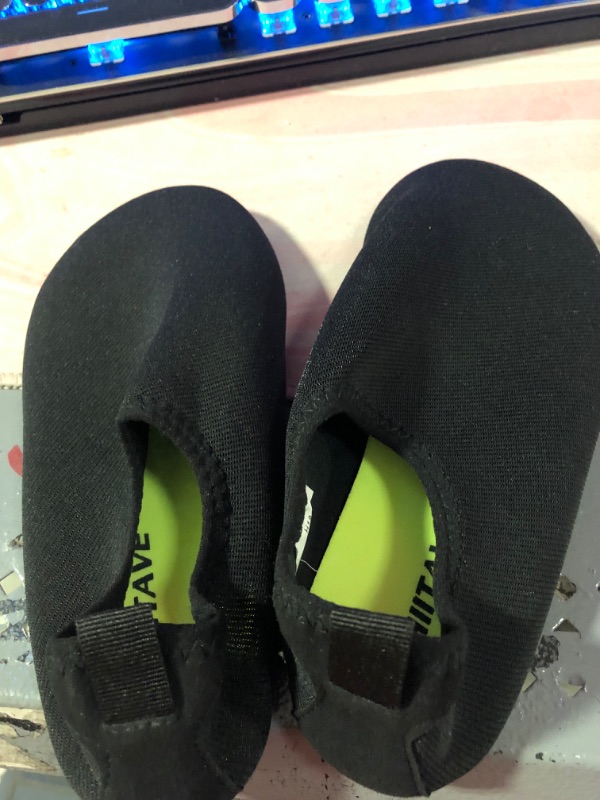 Photo 2 of Kids Water Shoes Non-Slip Beach Swim Barefoot Quick Dry Aqua Pool Socks for Boys & Girls Toddler-- 13.5 