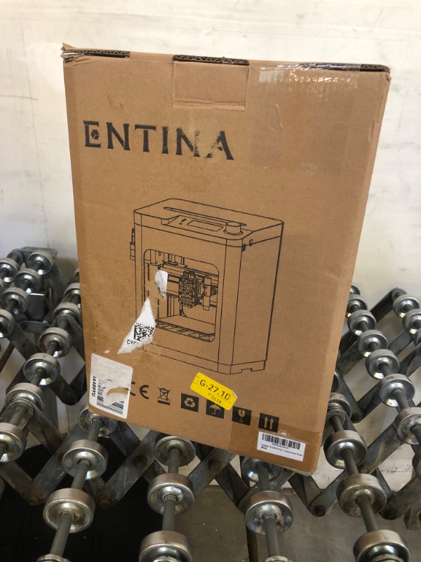 Photo 2 of Entina Tina2S 3D Printers with Wi-Fi Cloud Printing, Fully Assembled and Auto Leveling Mini 3D Printer for Beginners, High Precision Printer with Smart Control and Heated Spring Steel Build Plate Wi-Fi/MicroSD Card/USB